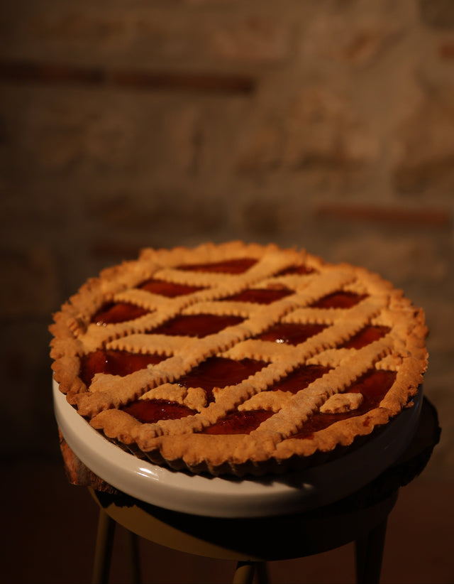 Crostata all'albicocca pellecchiella